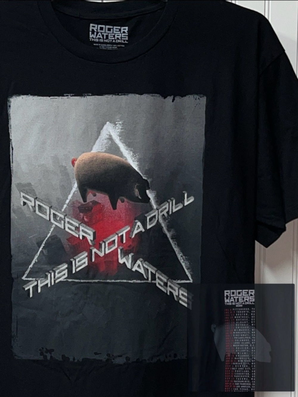 Roger Waters Pink Floyd Concert Tour Shirt XL New NWOT